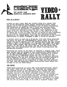 Video Rally